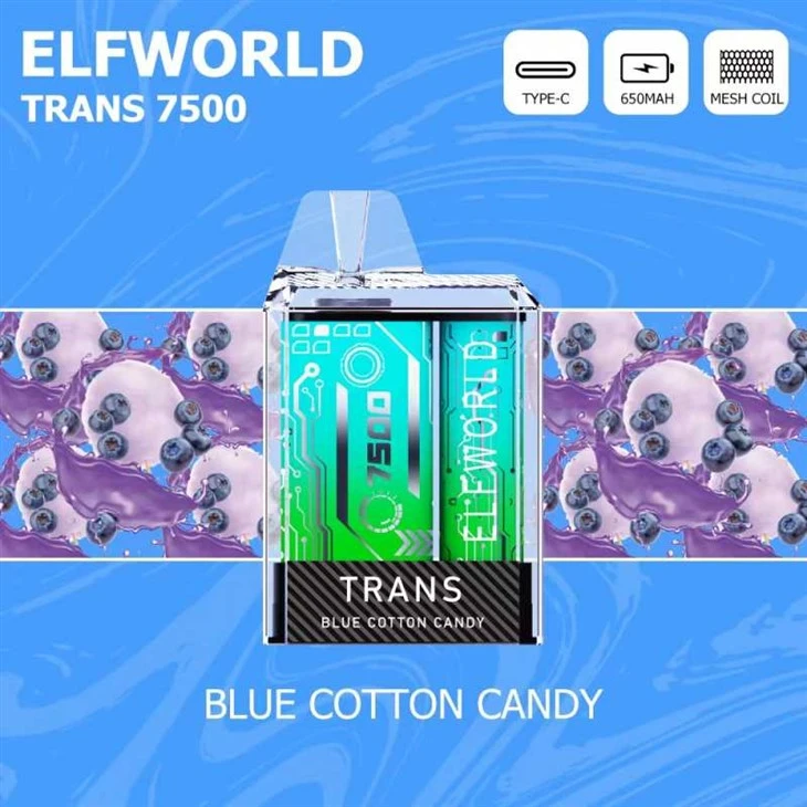 ELFWORLD   Trans   7500   Vape
