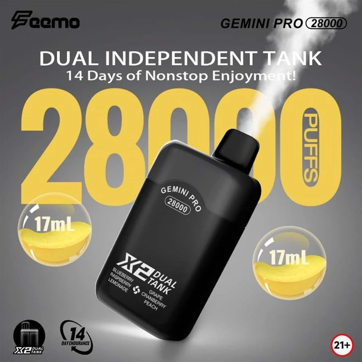Feemo Gemini Pro 28000 Puffs Dual Sabor