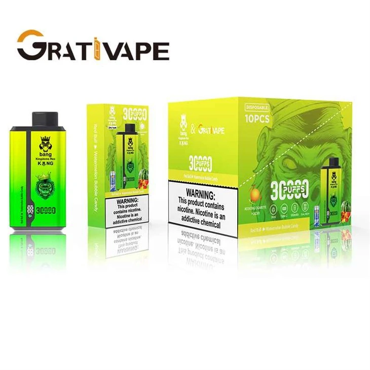 Grativape bang king 30000 puffs 2 en 1 sabor