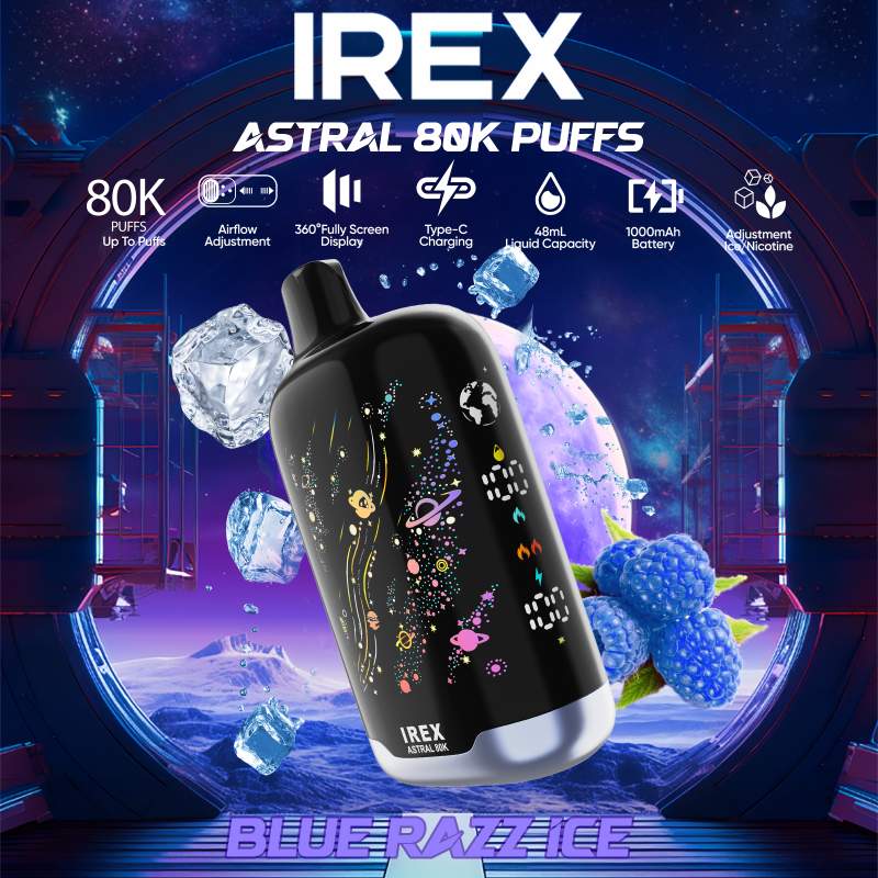 Blue razz iceIREX Astral 80000
