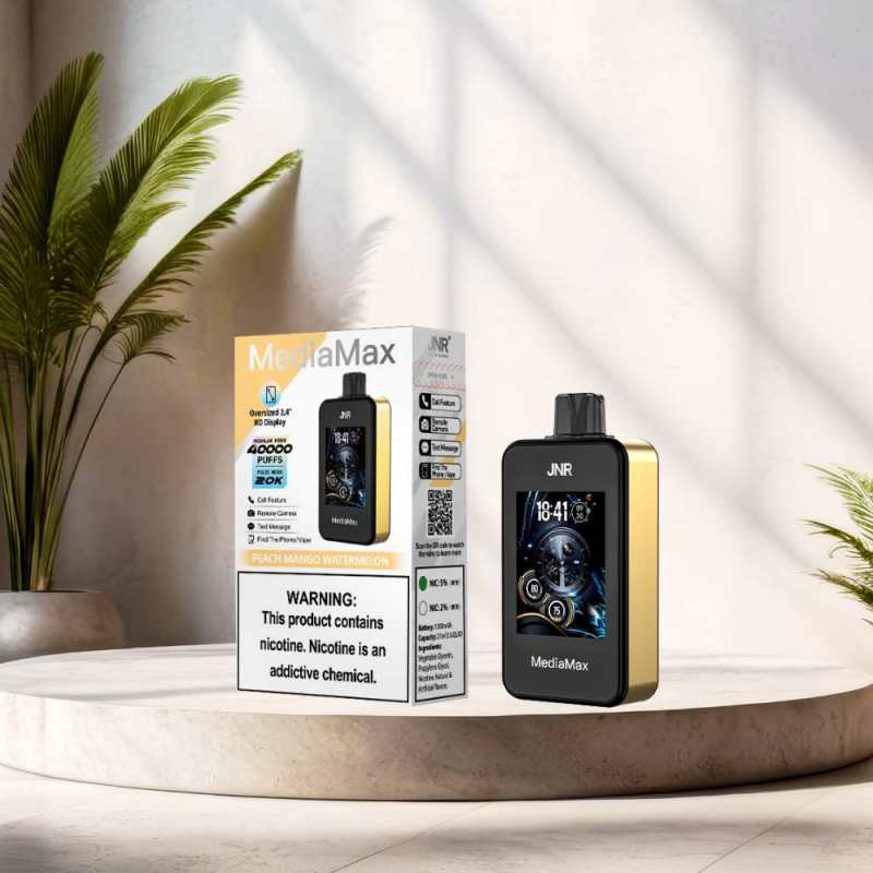 jnr-mediamax-smart-vape-europe-france-belgique-puff-jetable-disposable-40000puffs-Peach-Mango-WatermelonJNR MediaMax 40000 jnr-mediamax-smart-vape-europe-france-belgique-puff-jetable-disposable-40000puffs-Peach-Mango-WatermelonJNR MediaMax 40000