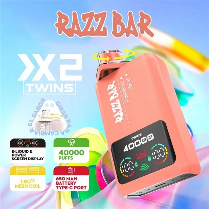 RAZZ BAR 40K Dual Sabor