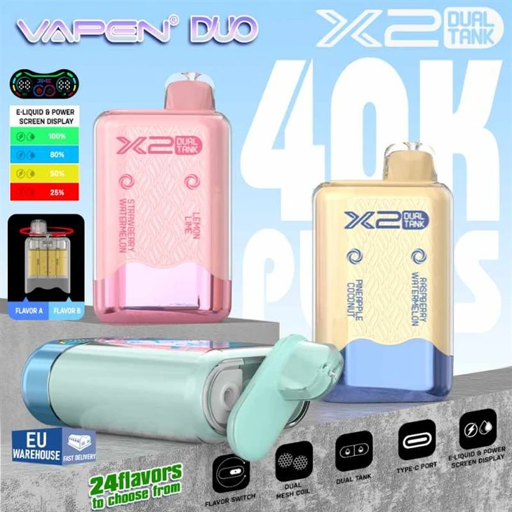 Vapen Duo 40000 Puffs Doble gust Twins